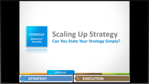 Saclling Up Strategy